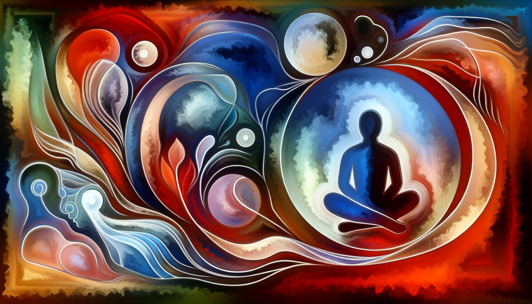 Artistic representation of psychotherapy for BPD