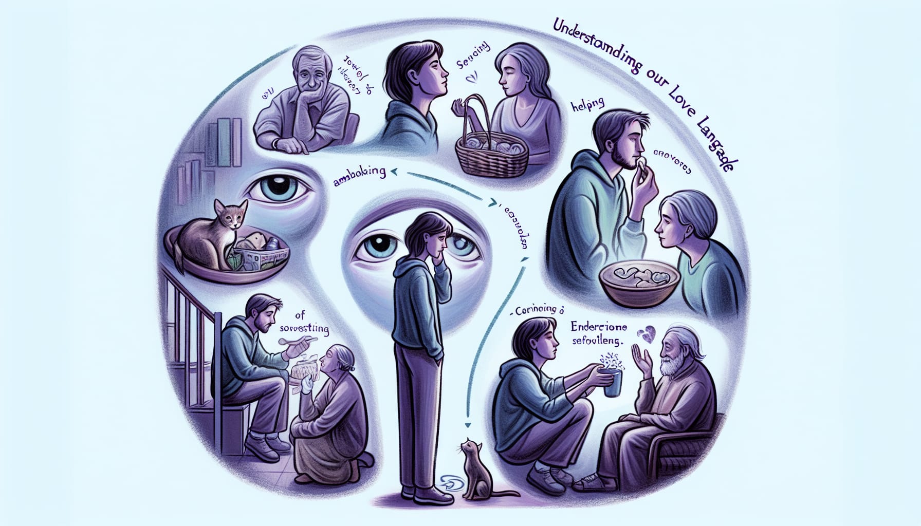 Illustration of identifying altruistic love languages