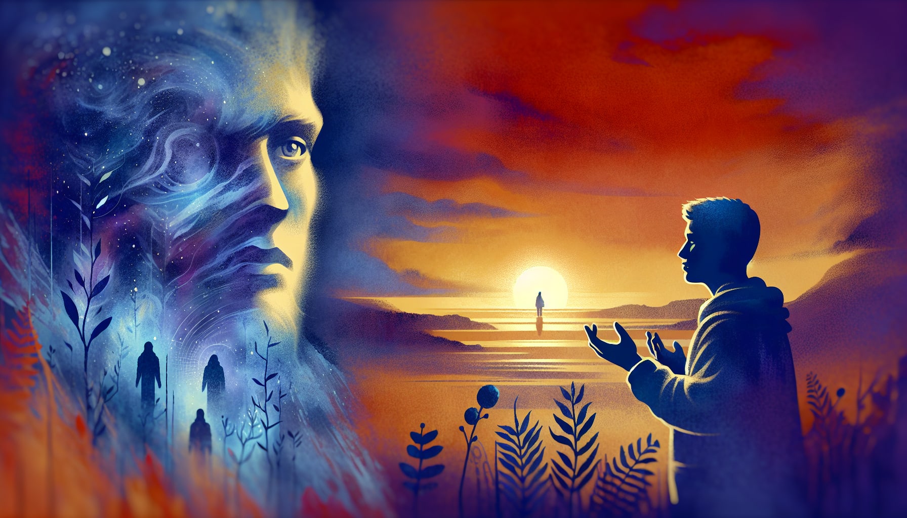 Illustration of a person experiencing intense longing and romantic attraction