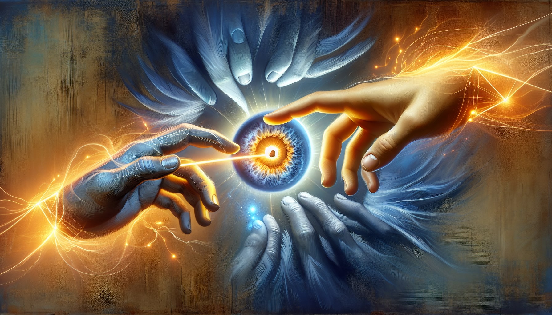 Artistic representation of integrating EMDR and Prolonged Exposure therapies