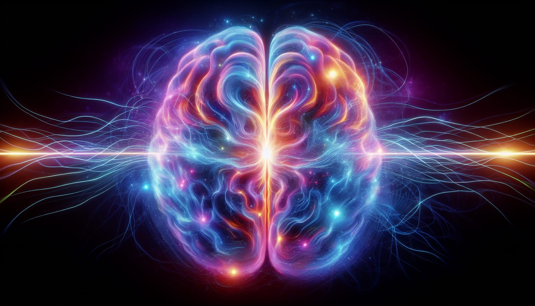 Brain hemispheres connected through bilateral stimulation
