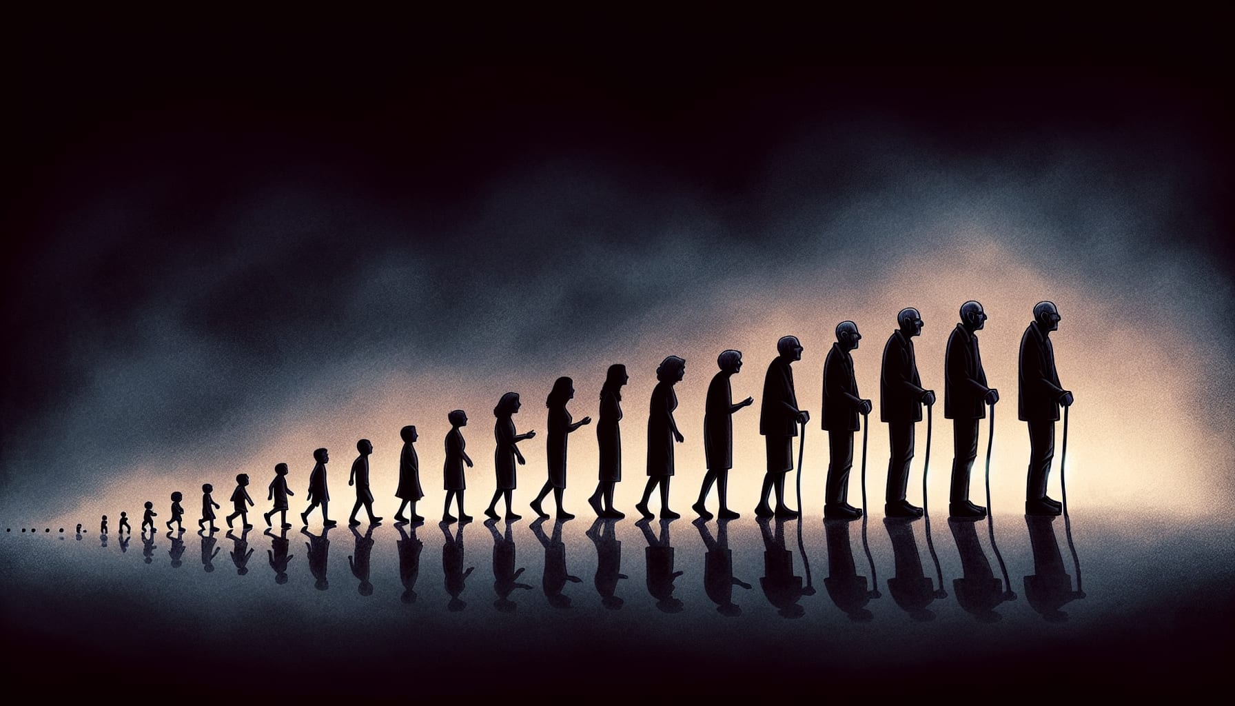 Illustration of Holocaust survivors and their children