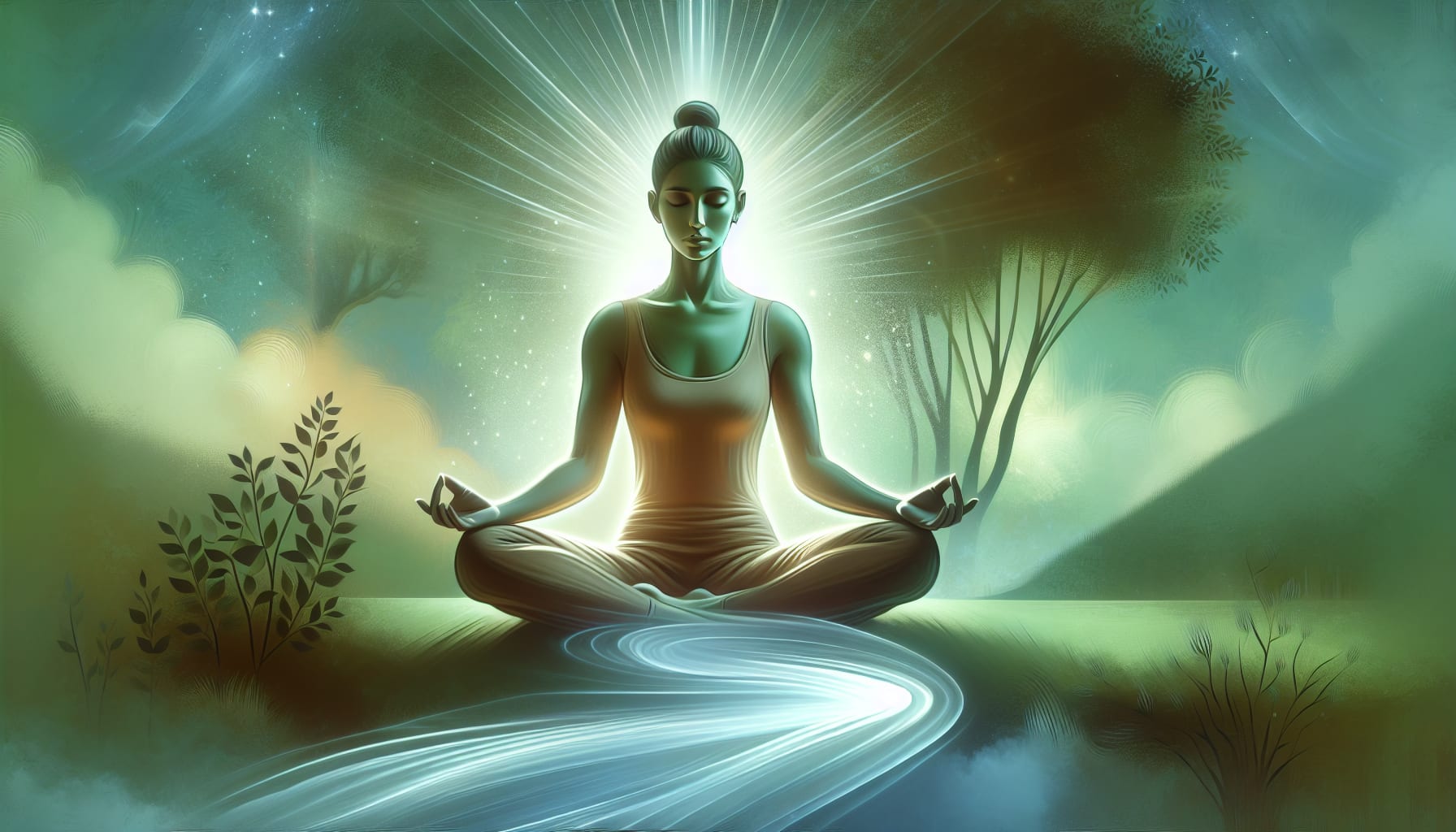 Illustration of mindfulness practice in DBT SF