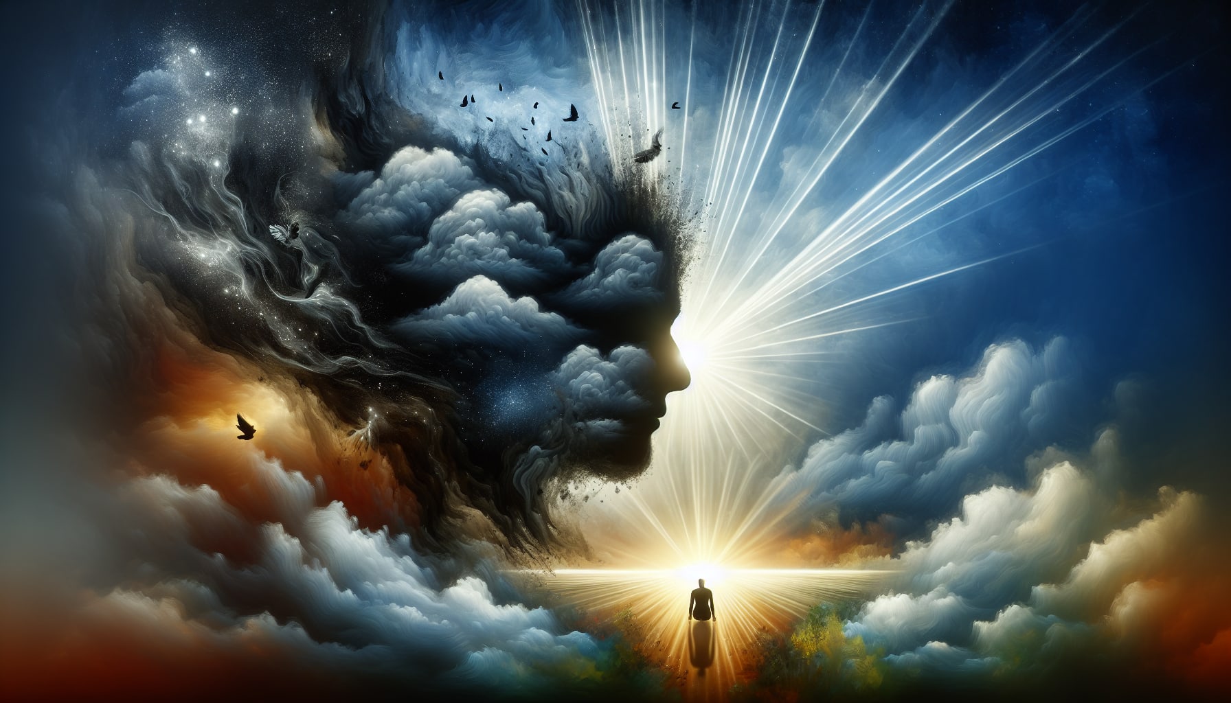 Creative representation of cognitive behavioral therapy
