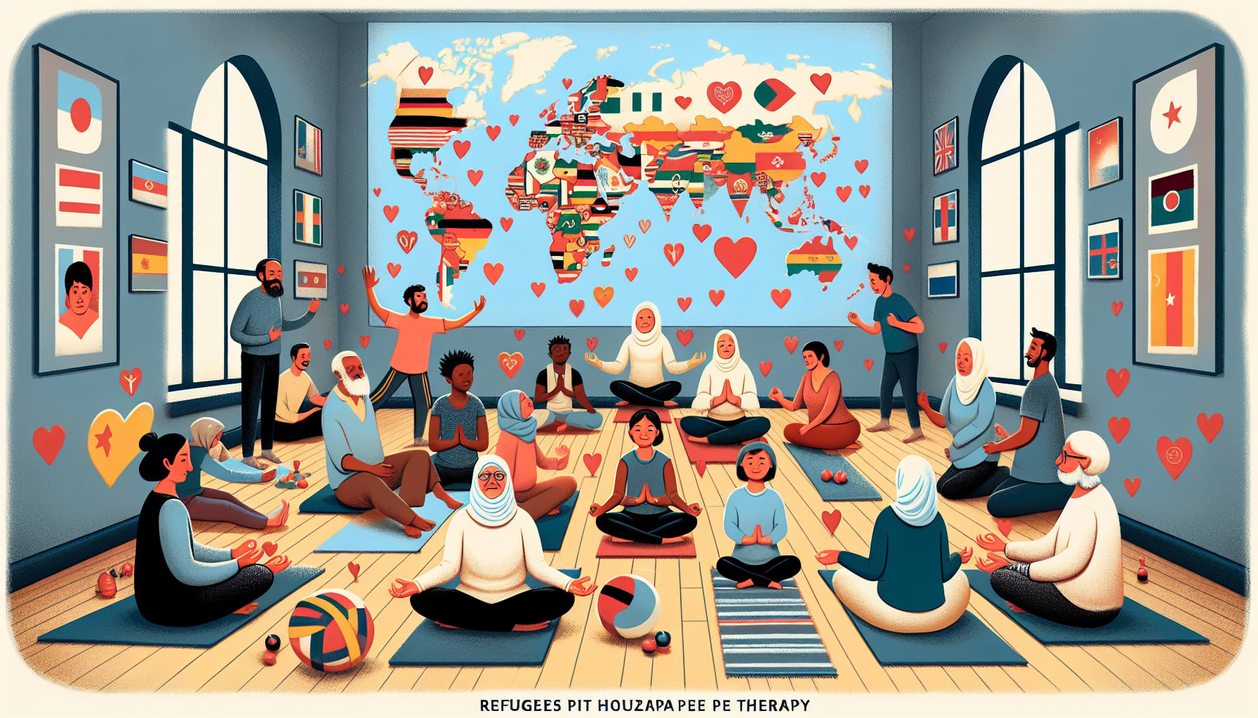 Illustration of PE therapy for diverse populations