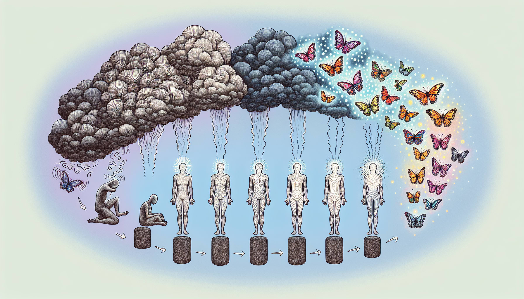 Illustration of the Eight Phases of EMDR Therapy