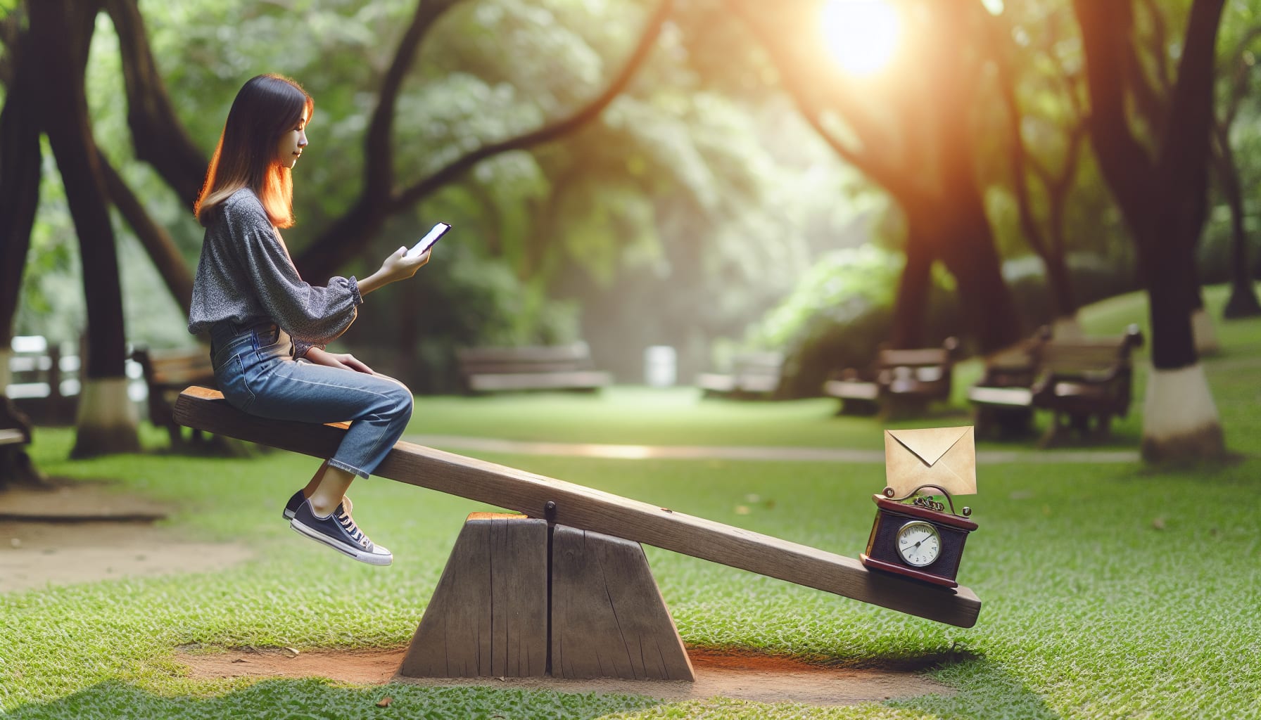 Balancing digital interactions and genuine human connections in modern life.