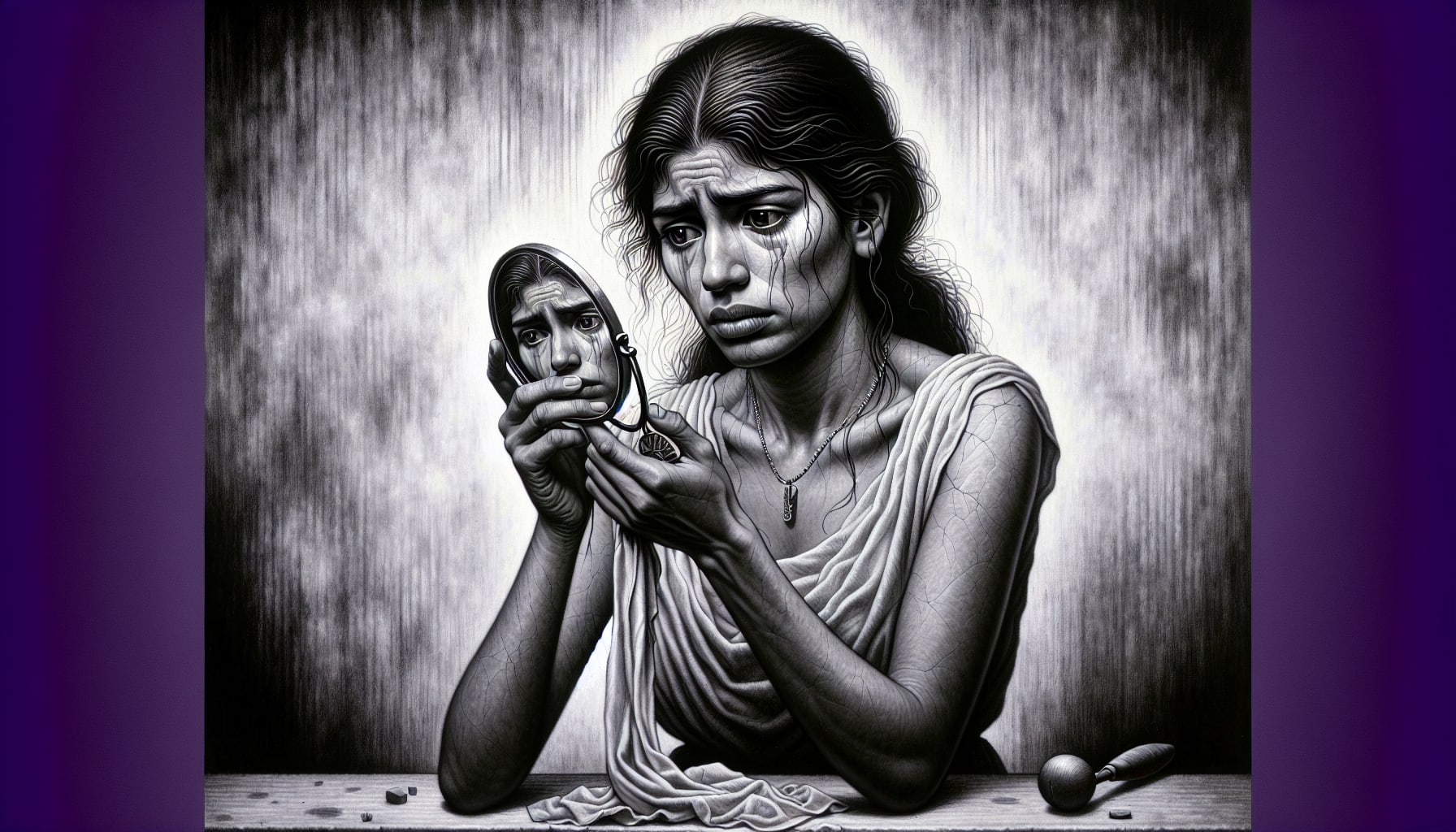Illustration of a young woman expressing emotional distress and needing family counseling SF