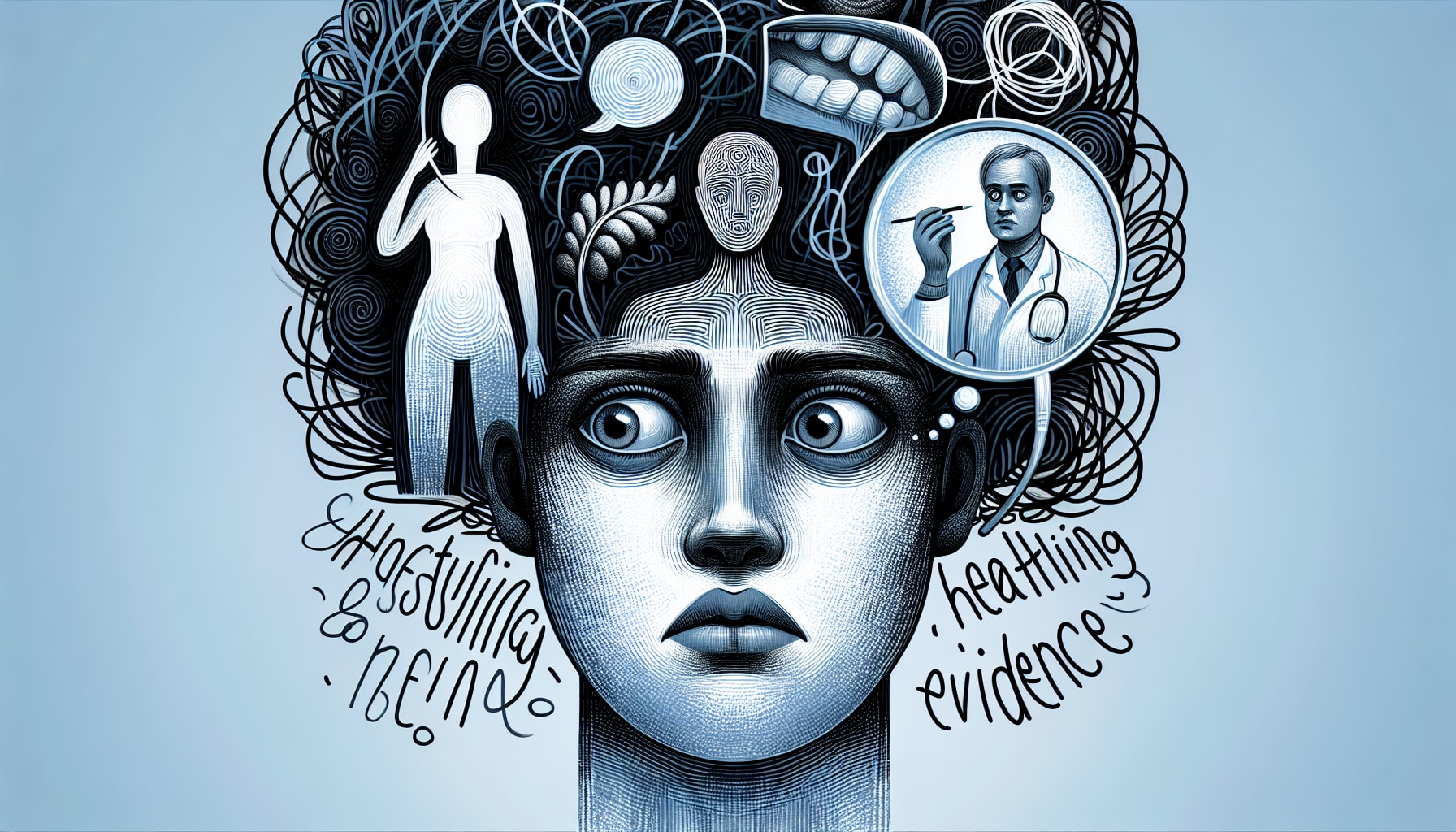Illustration of a person looking distressed and confused