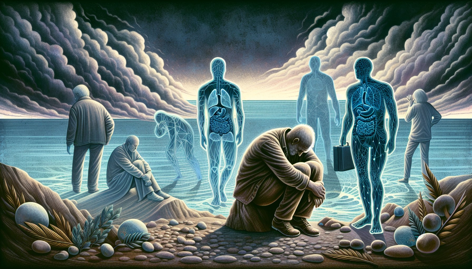 Illustration of consequences of unhealthy coping mechanisms