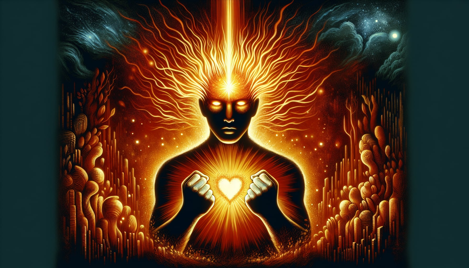 Illustration of fierce kindness as a transformative tool for personal growth with cft therapy in san Francisco 