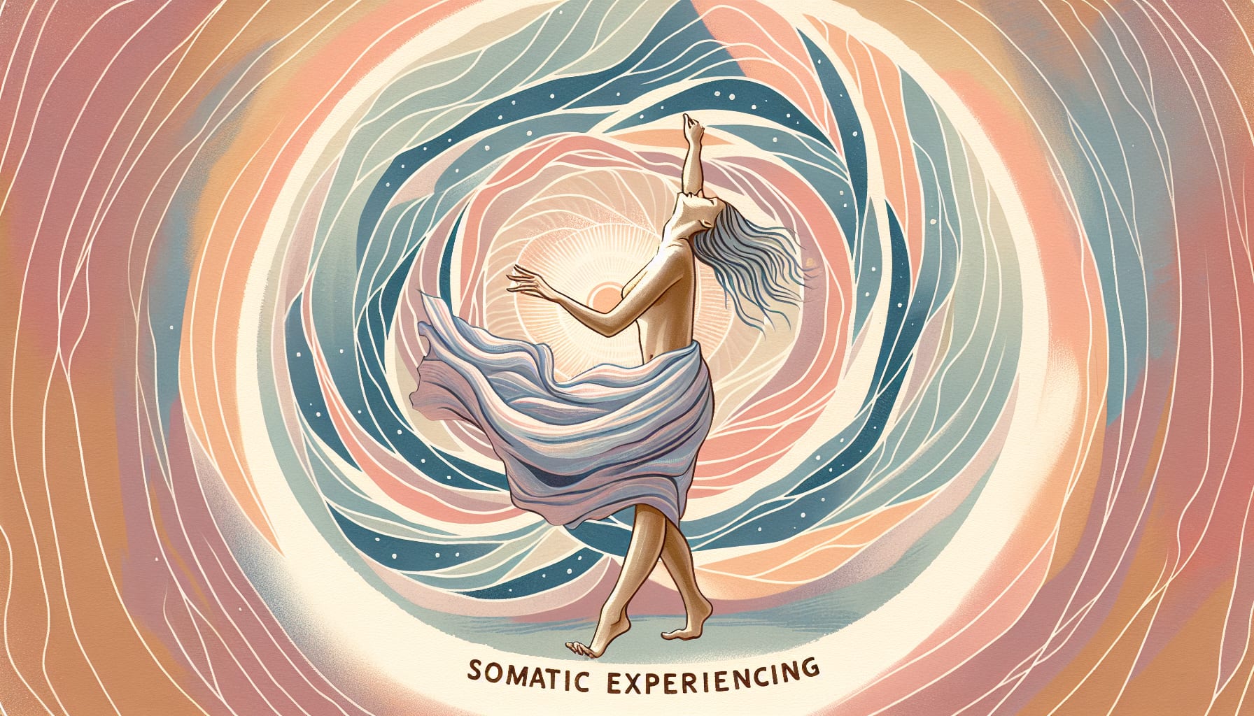 Illustration of movement and touch techniques from somatic sex therapy San Francisco 