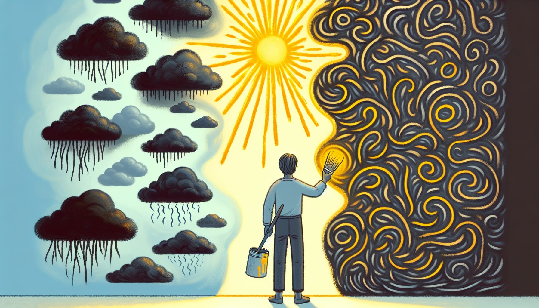 Illustration of reinforcing positive beliefs