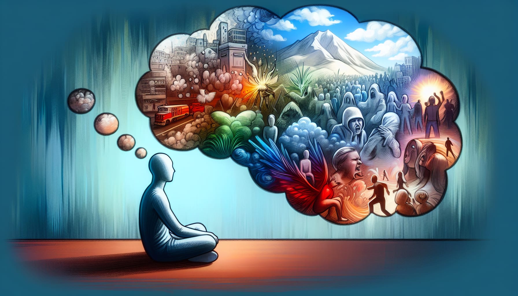 Illustration of imaginal exposure therapy