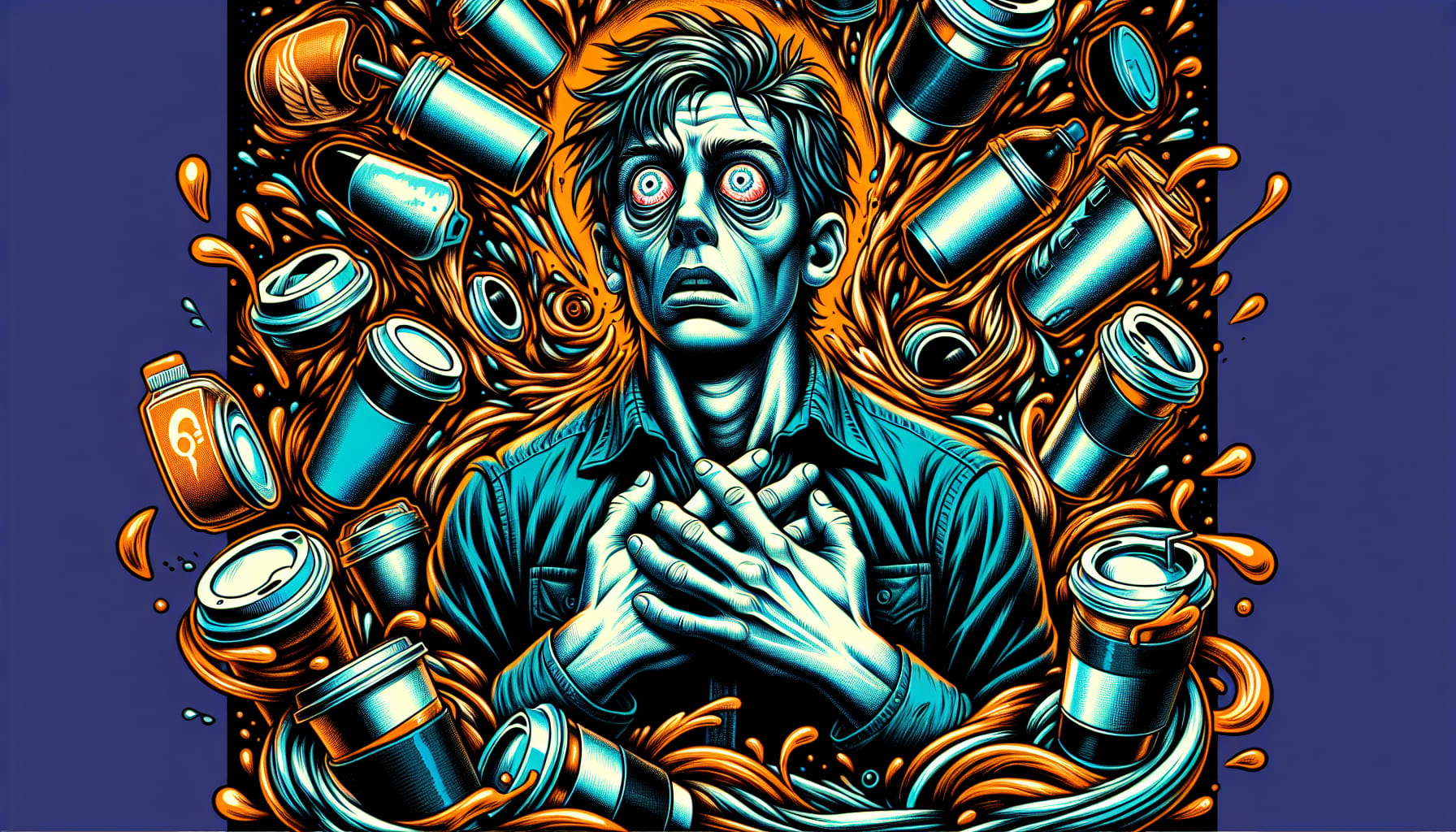 Caffeine-induced anxiety symptoms