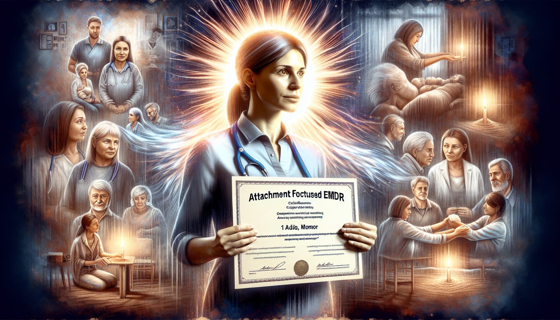 Therapist receiving certification in Attachment Focused EMDR