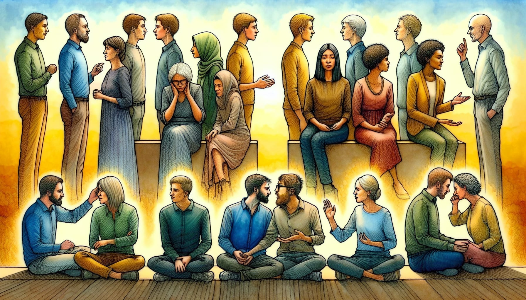 Illustration of improving interpersonal effectiveness