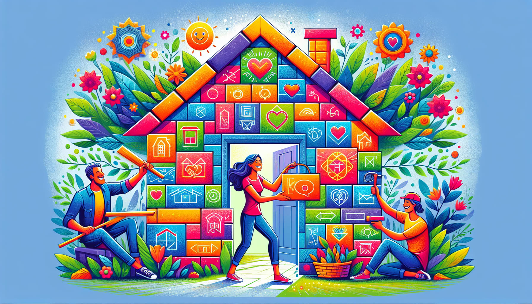 An illustration of building healthier relationship patterns.