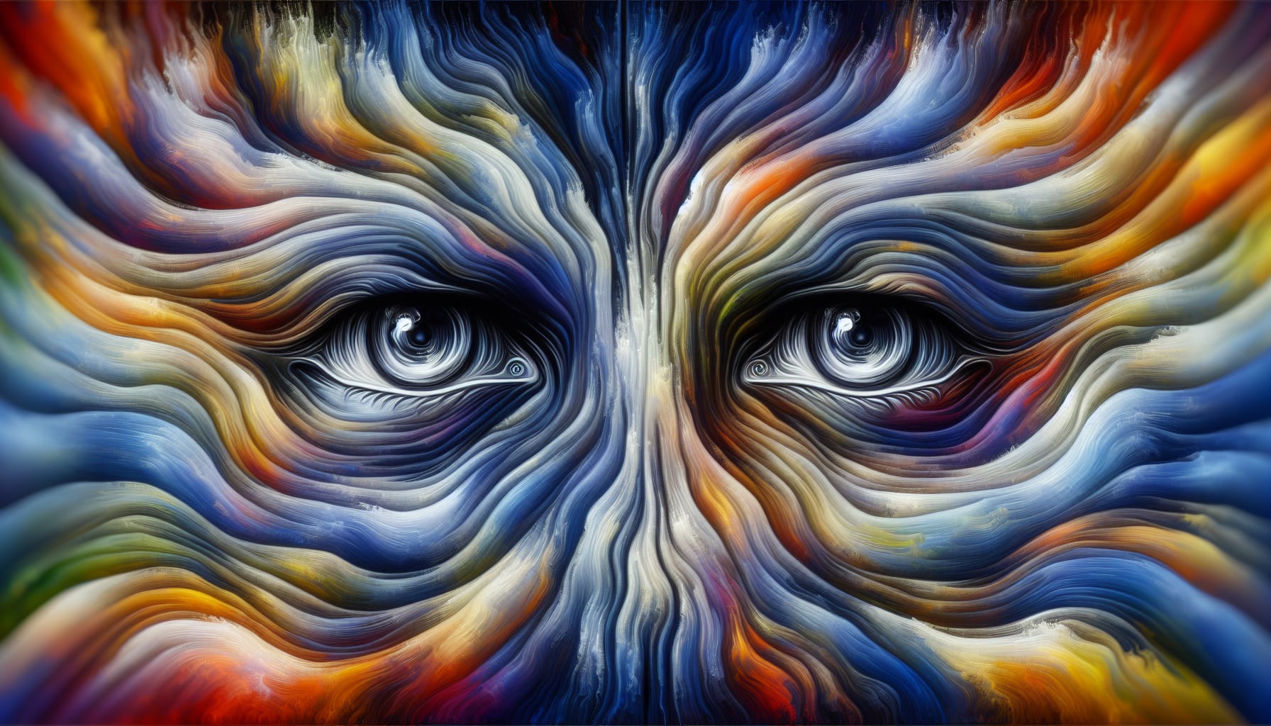 Illustration of eye movements in EMDR therapy
