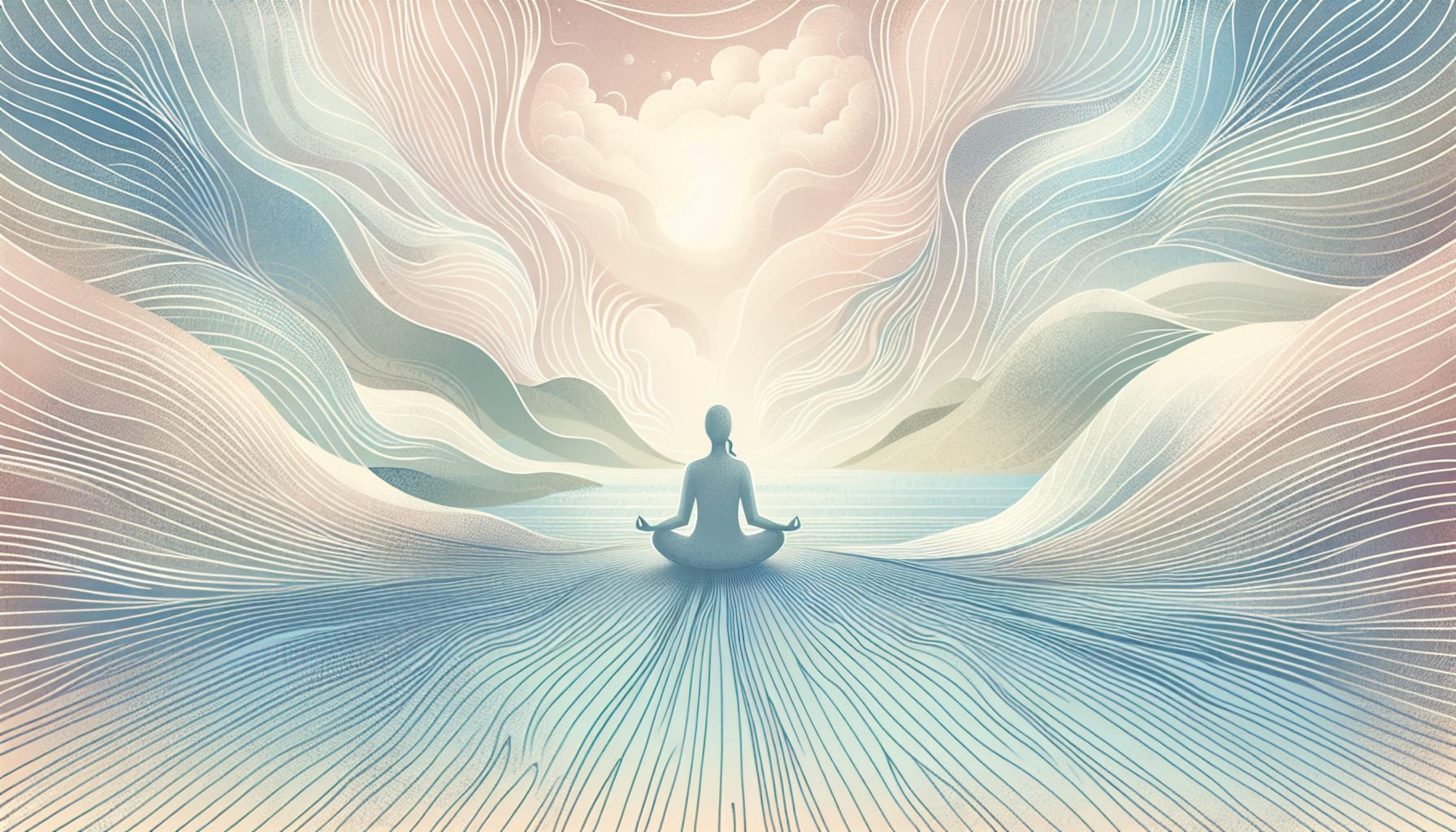 Illustration of mindfulness and relaxation techniques