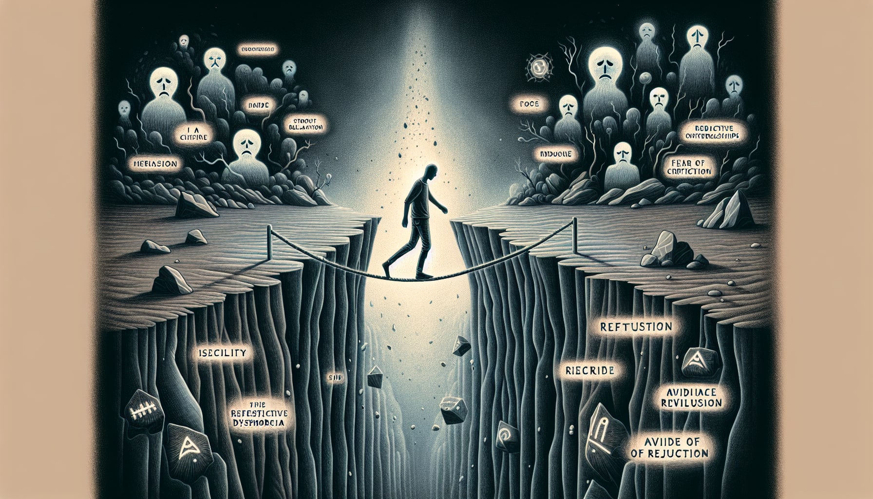Illustration of the impact of RSD on daily life