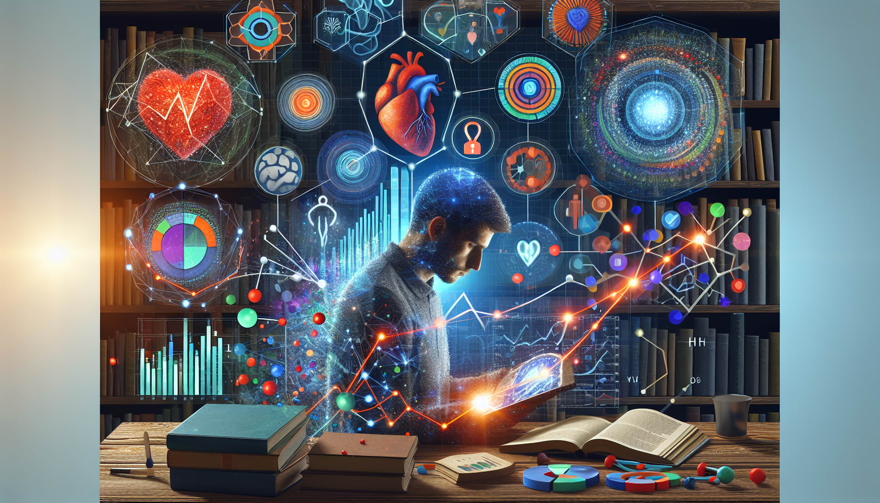 An artistic depiction of research and evidence supporting combined therapy approaches.