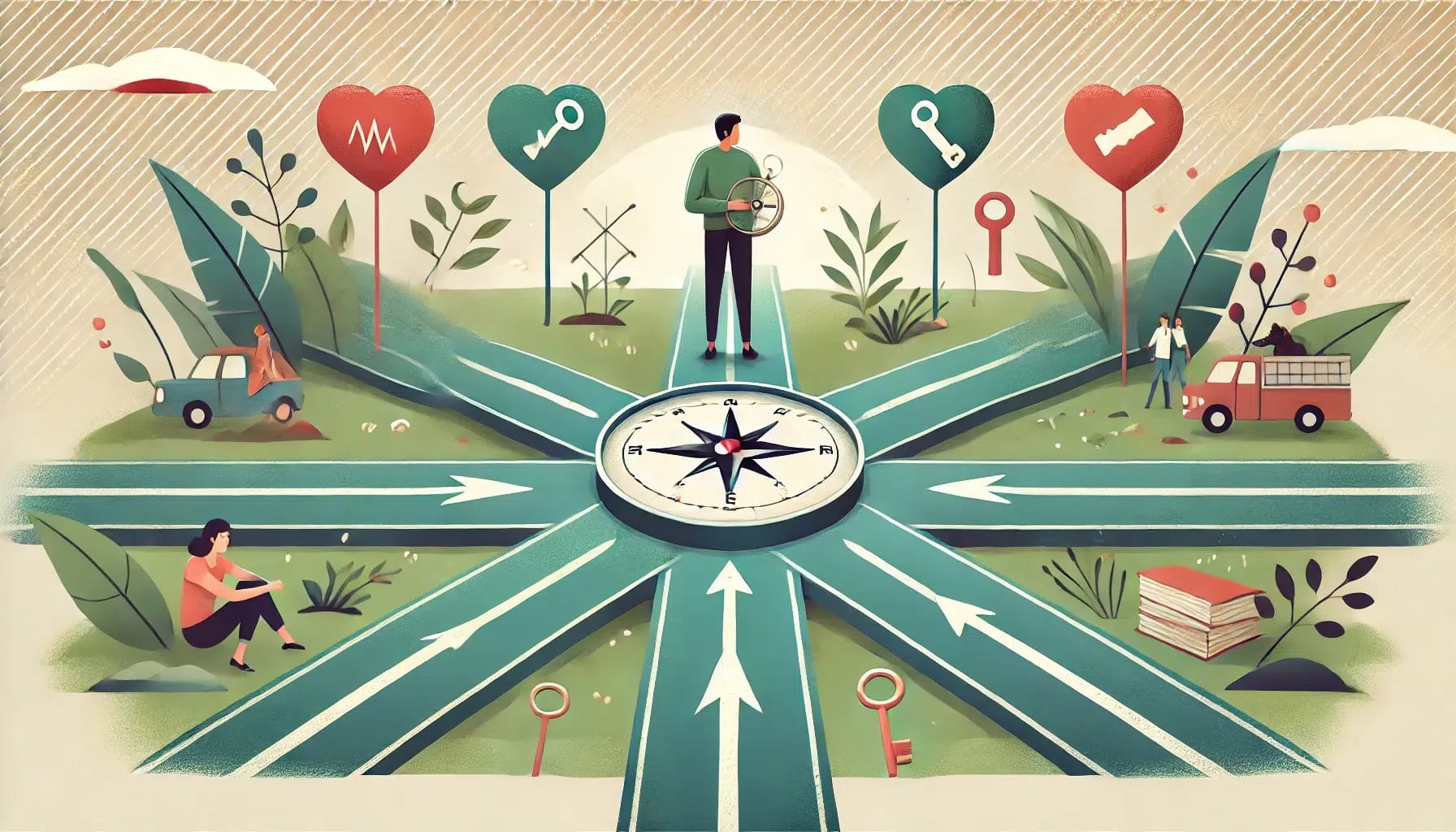 Artistic representation of the connection between limerence and anxious attachment