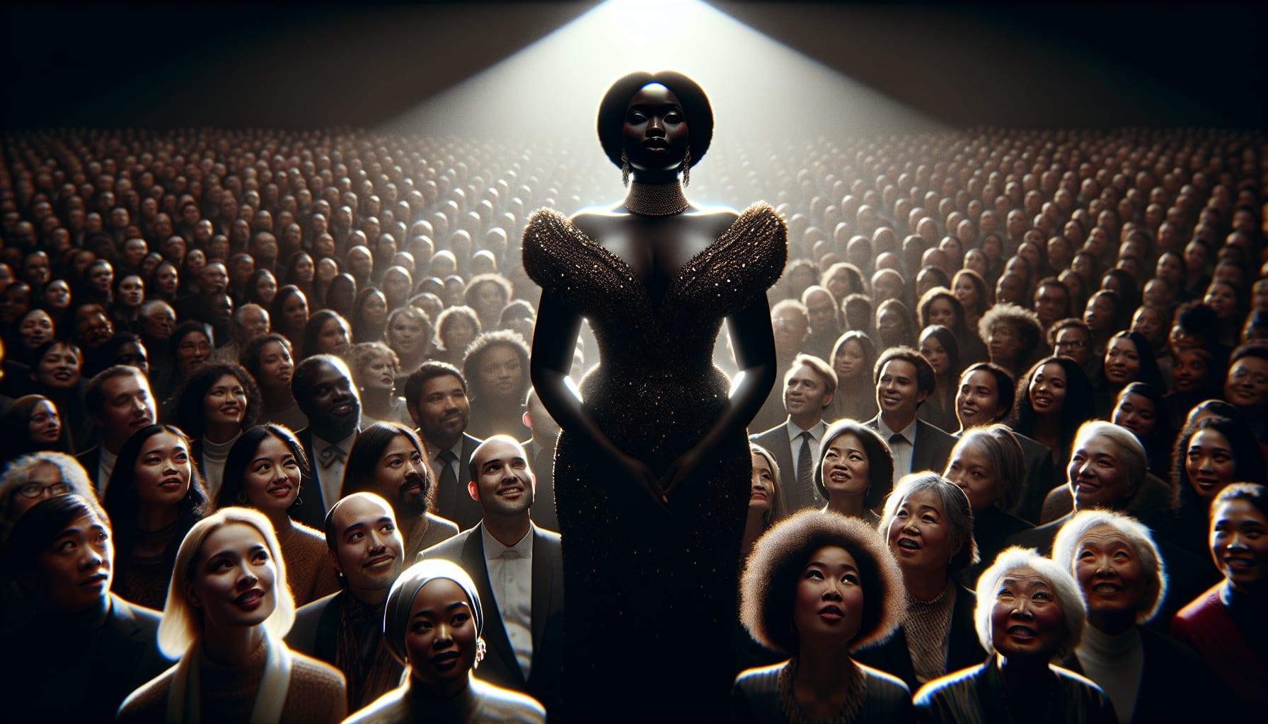 Illustration of a person displaying a grandiose sense of self-importance