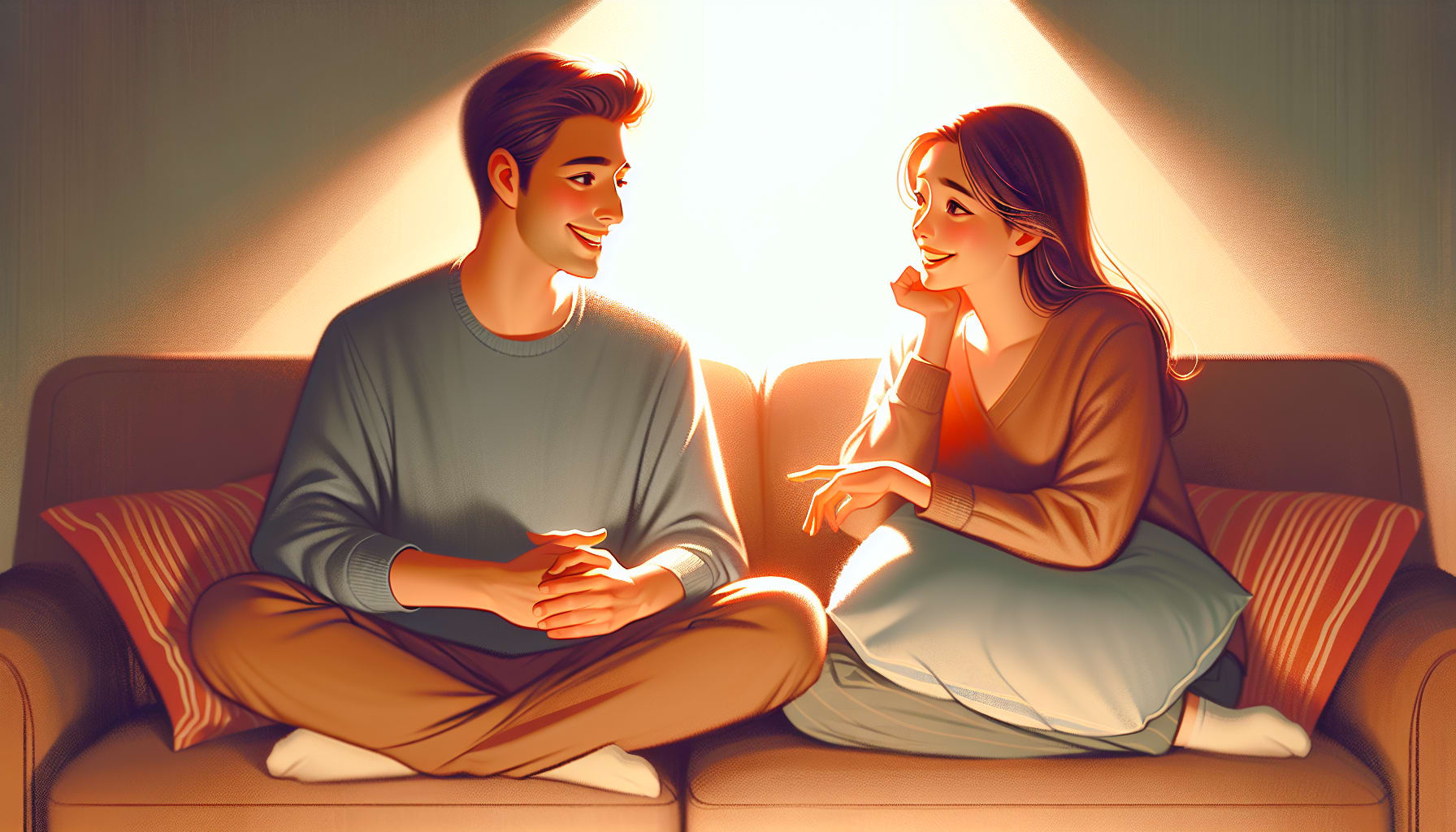 An illustration of a person communicating their needs for affirmation.