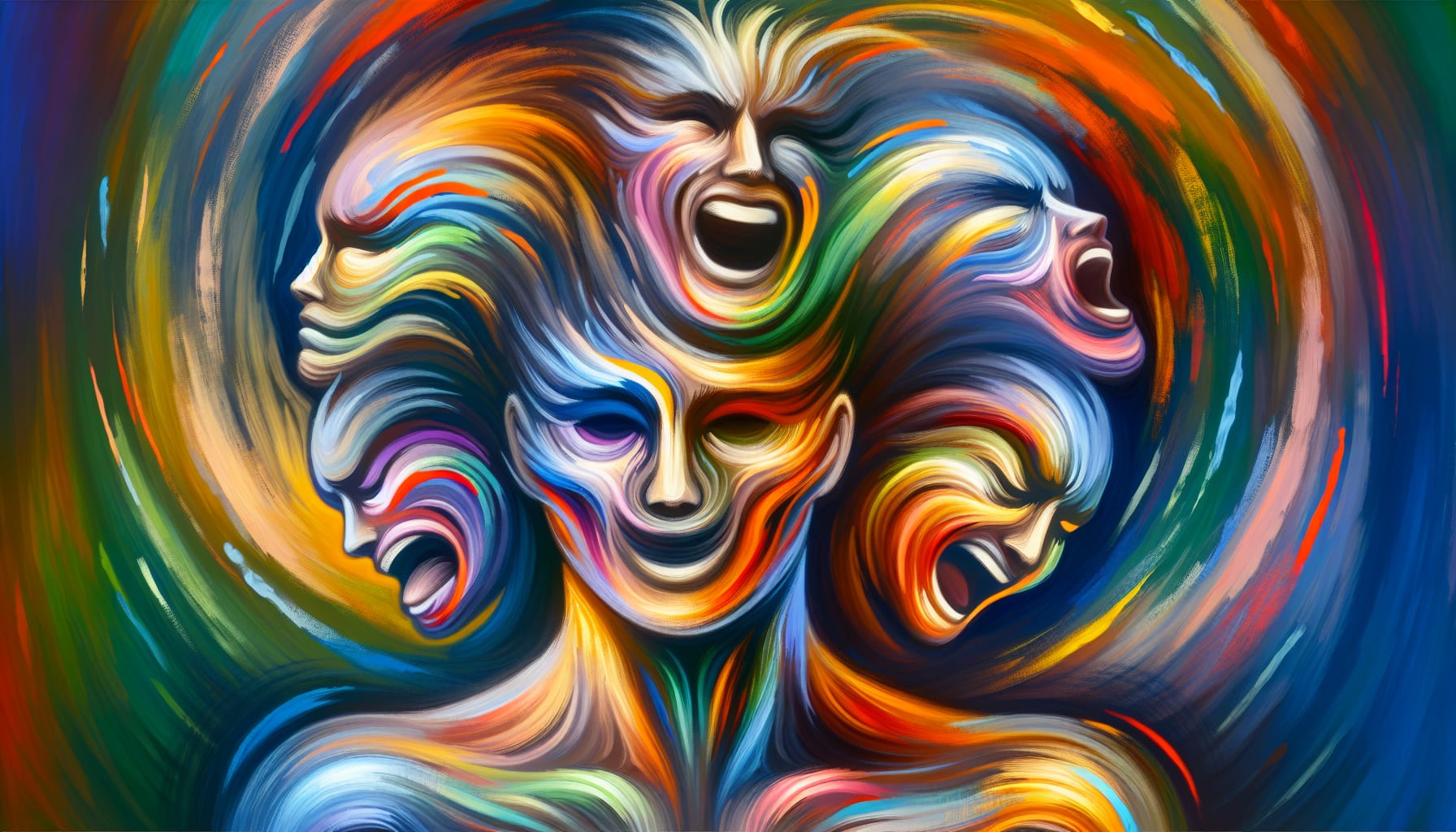 Illustration of rapidly changing emotions