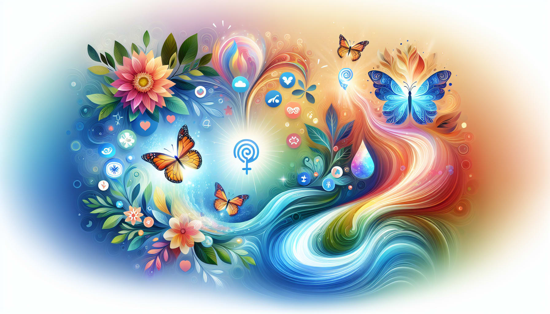 An illustration showcasing the benefits of EMDR therapy for emotional healing.