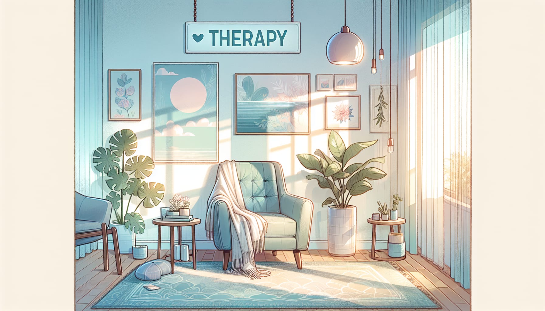 An illustration representing the process of starting EMDR therapy in San Diego.