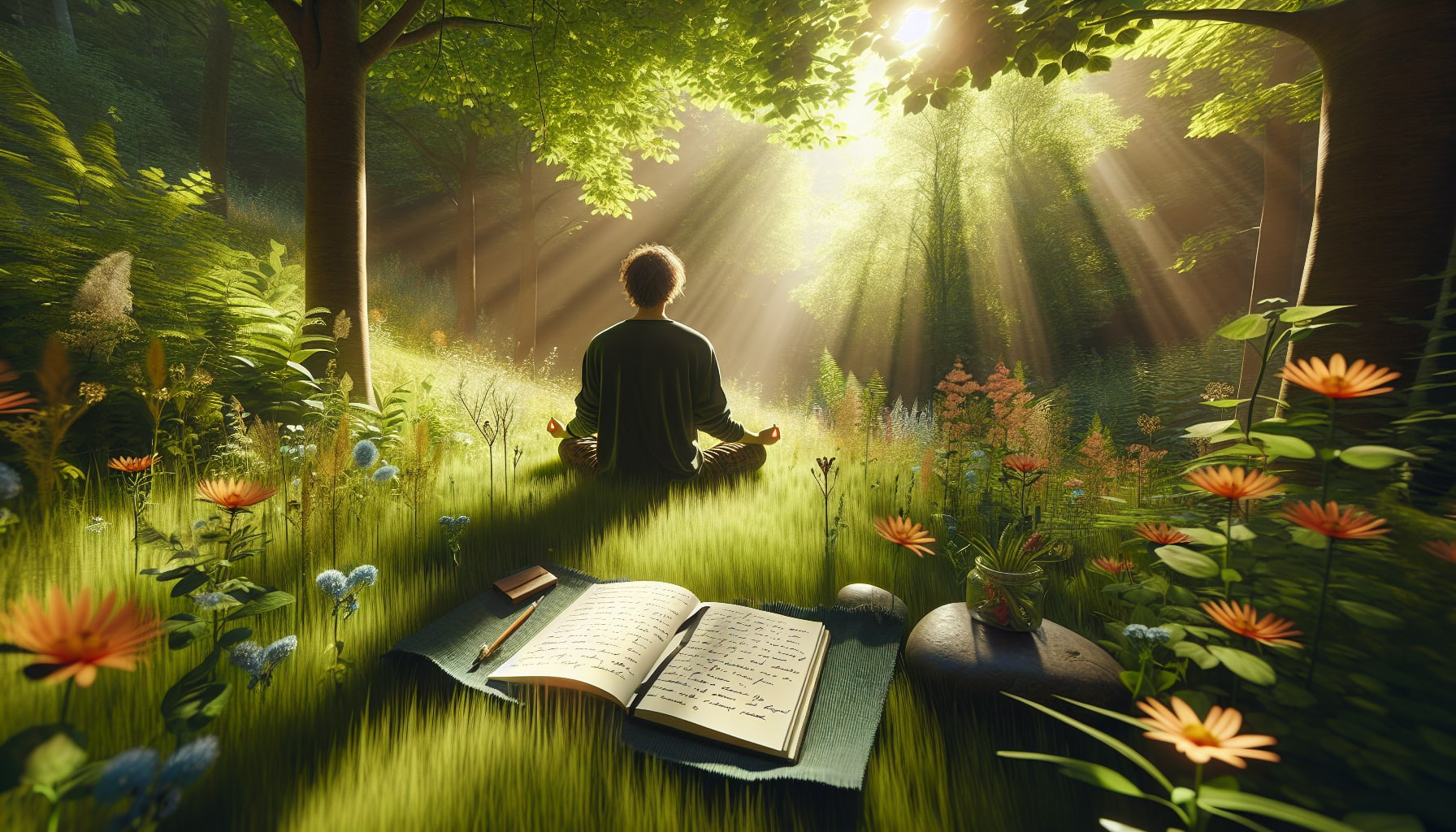 An illustration depicting the importance of self-care in your healing journey.