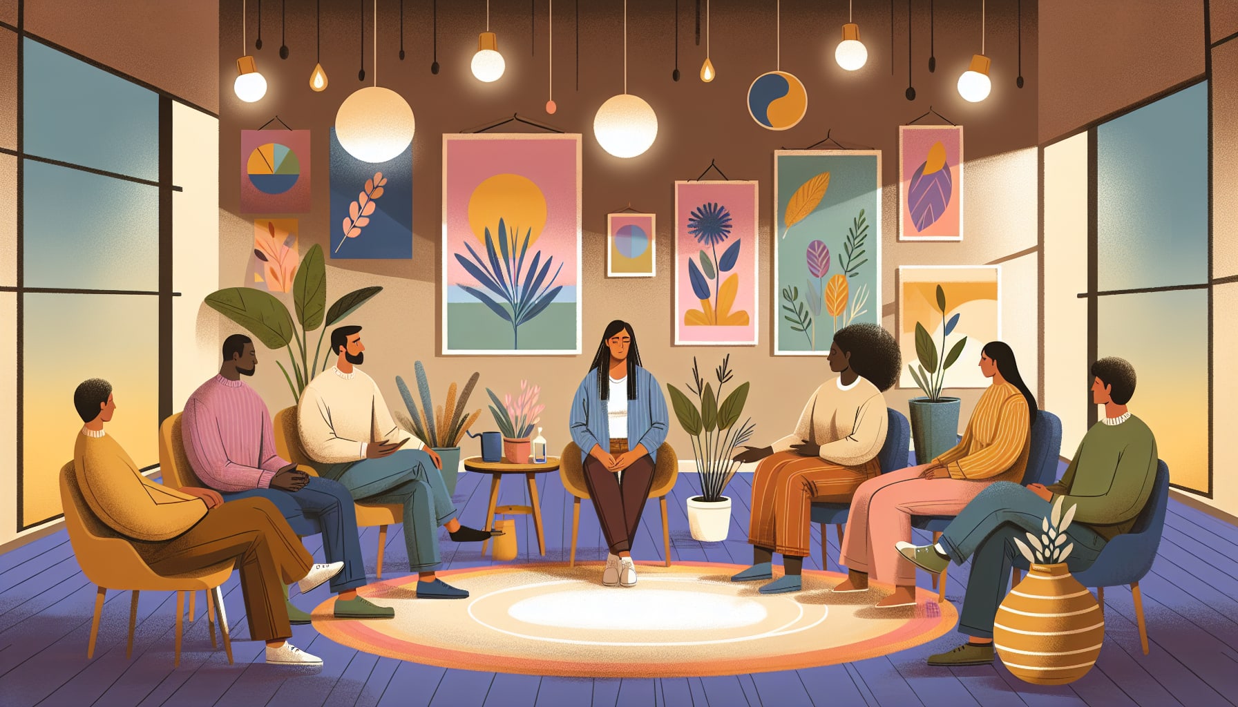 An illustration of finding the right trauma informed therapist.