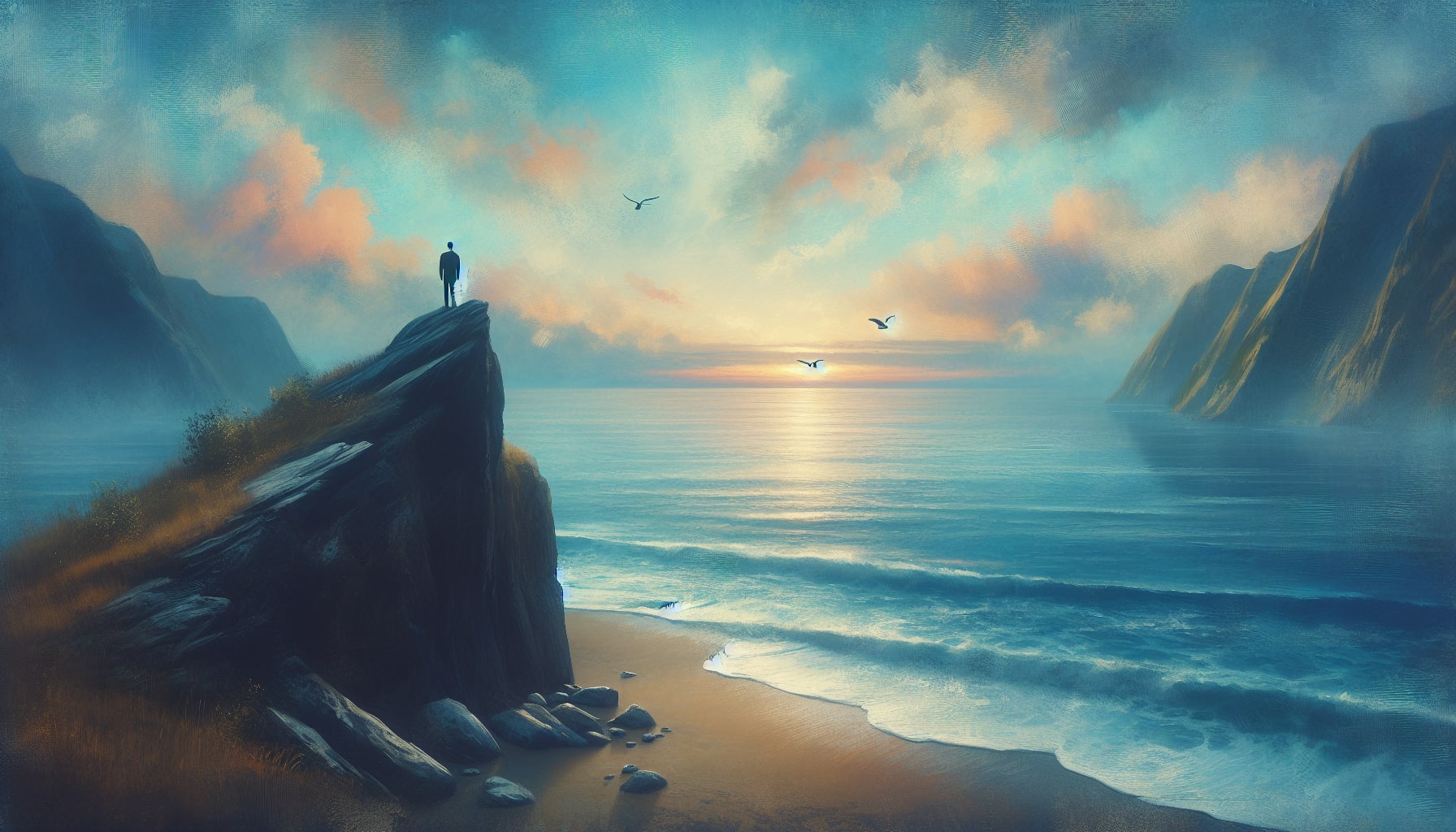 An illustration representing healing from trauma and emotional pain.