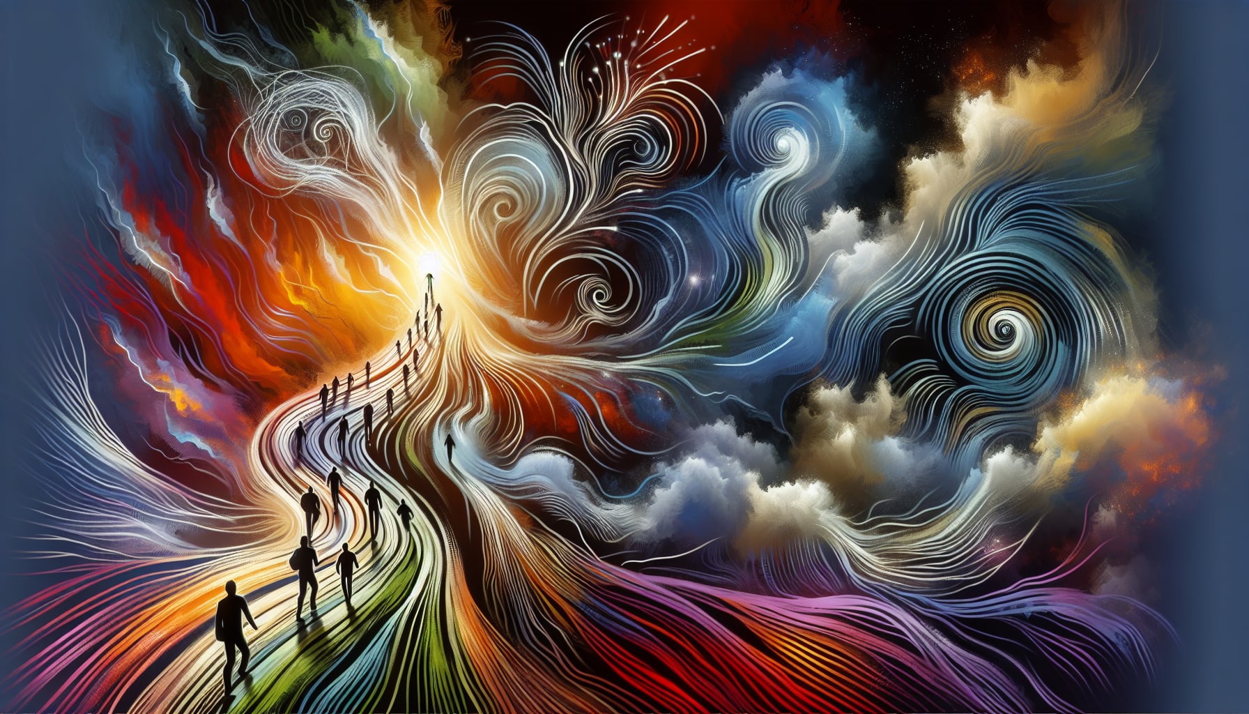An illustration representing exposure techniques for anxiety disorders.