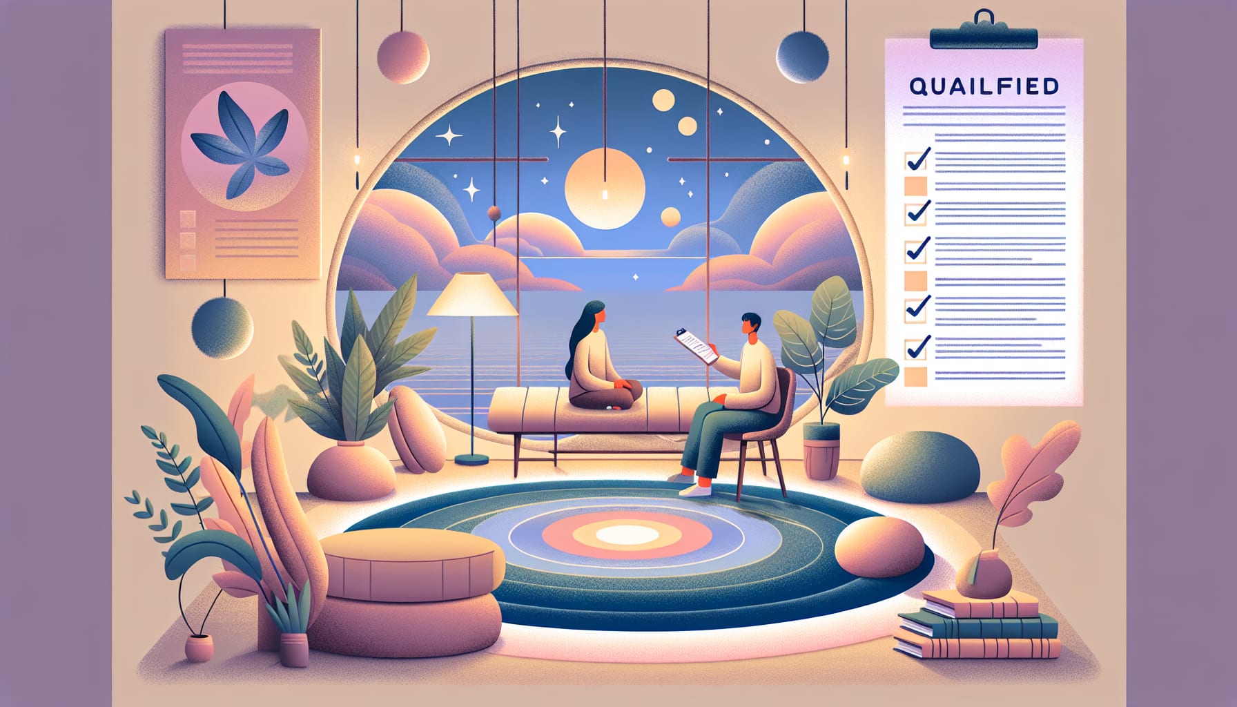 A visual guide on finding a qualified somatic therapist.