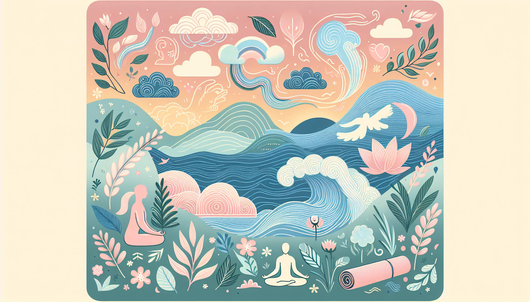 An illustration showcasing effective coping skills.