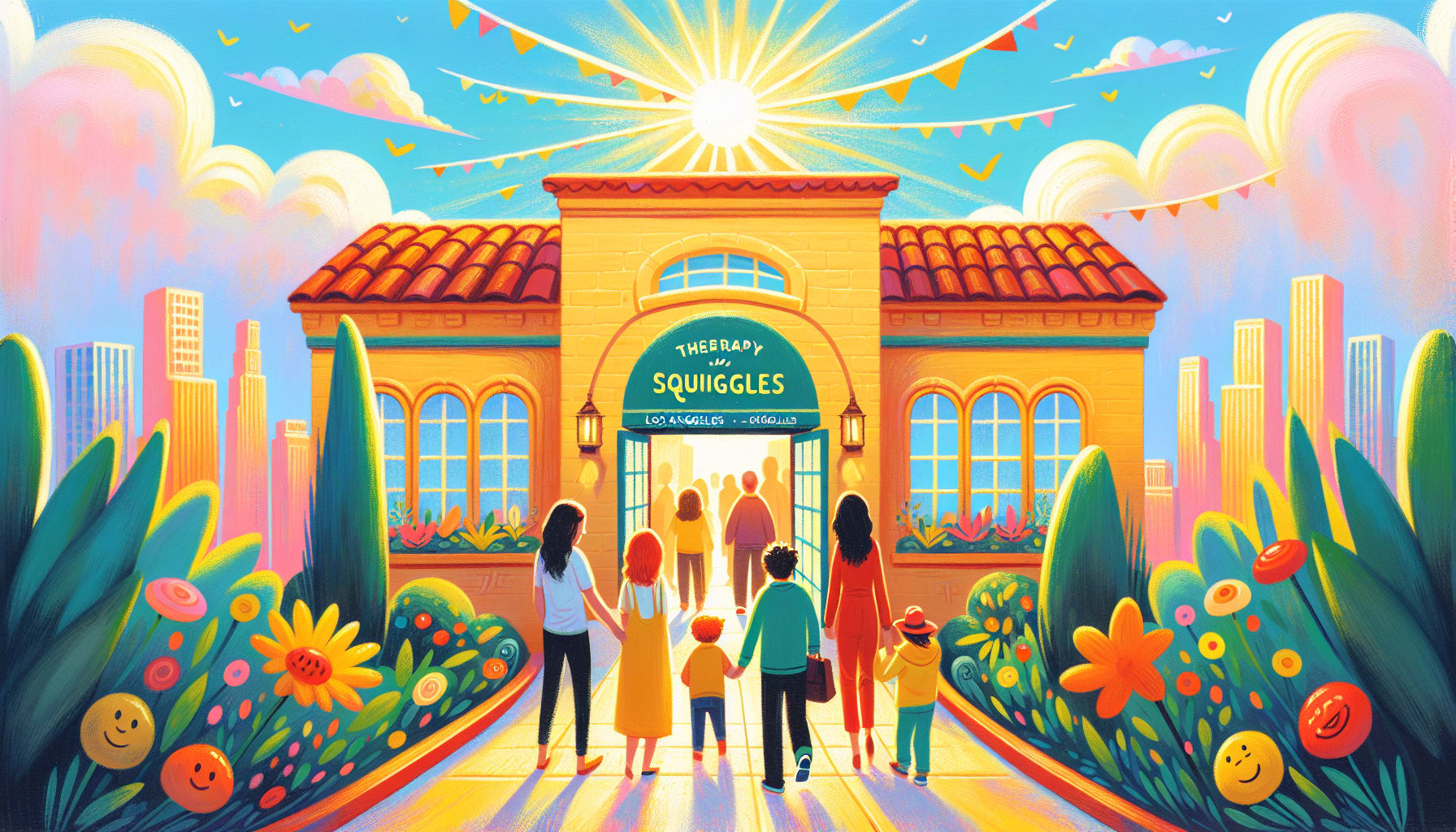 A welcoming illustration inviting individuals to begin their EMDR therapy journey in Los Angeles.