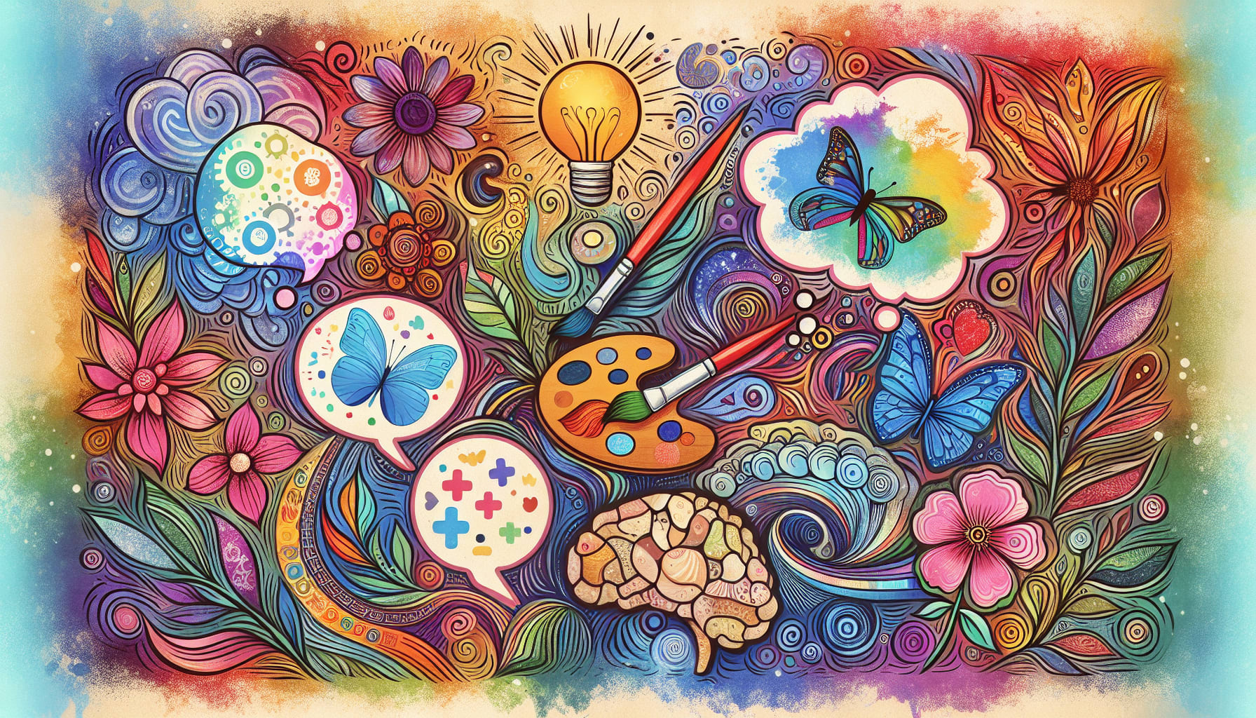 An illustration showcasing different therapeutic modalities available for trauma therapy.