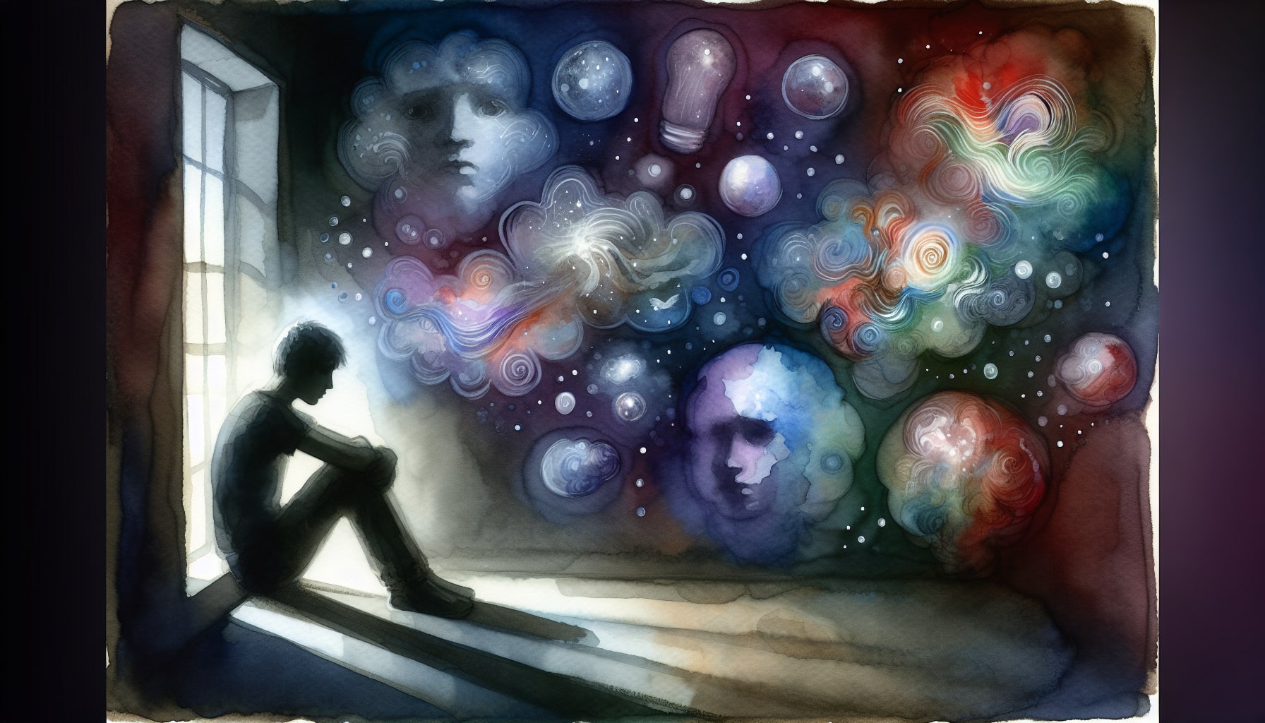An illustration showing the impact of abuse on victims.
