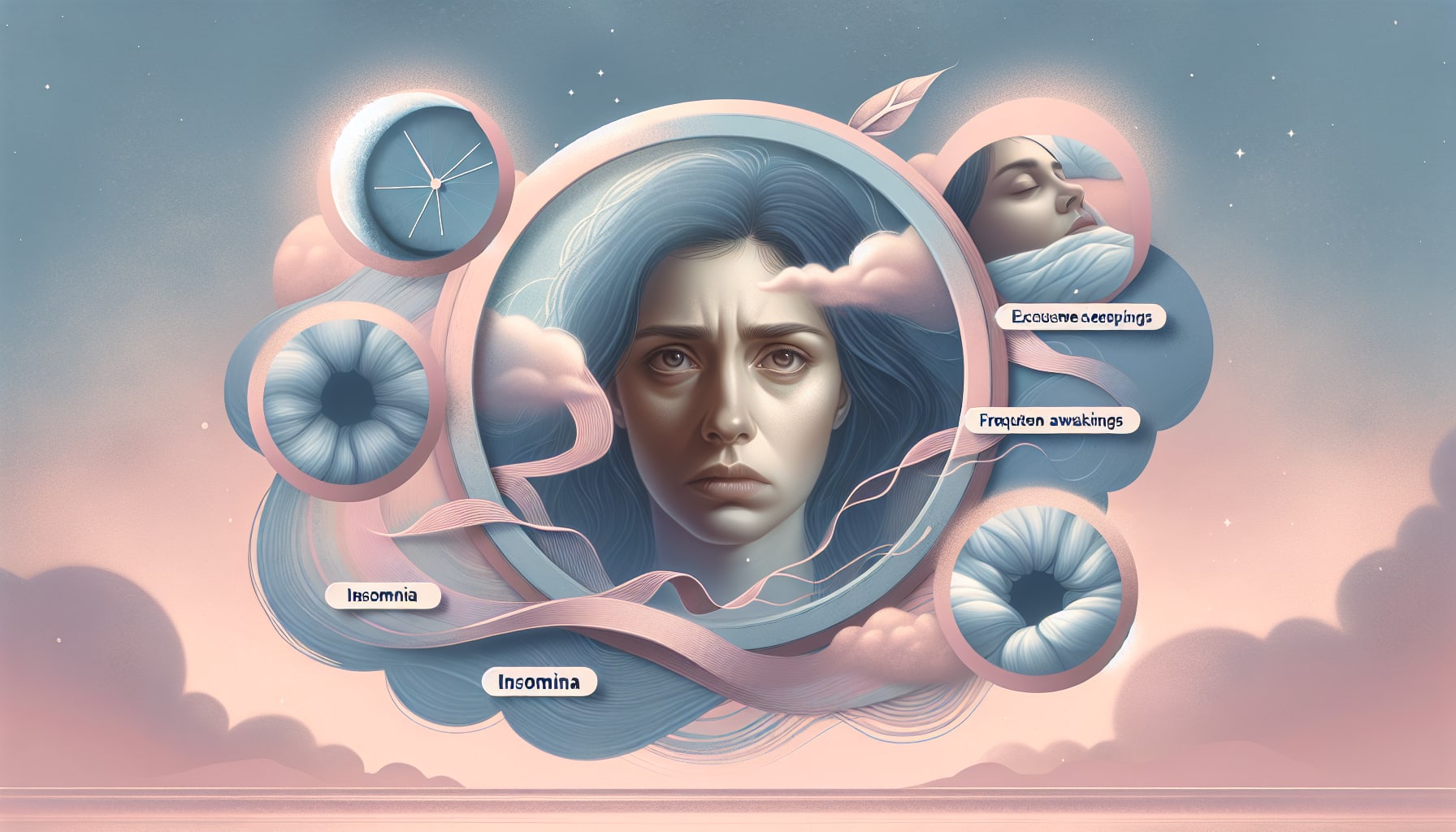 A visual guide on when to seek professional help for sleep disorders.