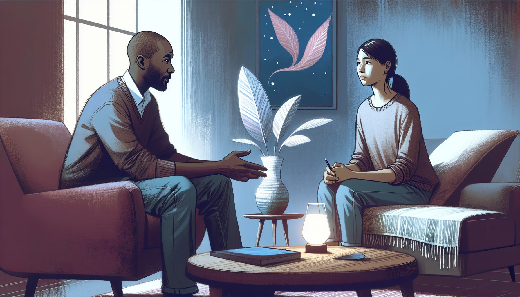 Illustration of psychotherapy for histrionic personality disorder