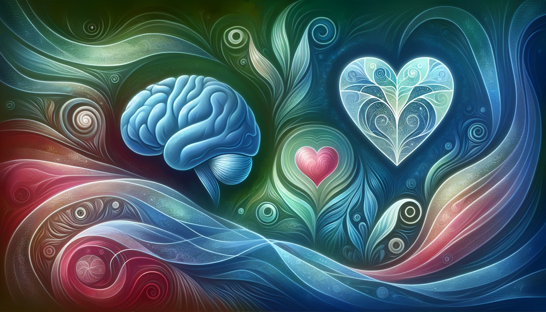 An illustration representing conditions treated by somatic release, including PTSD and chronic pain.