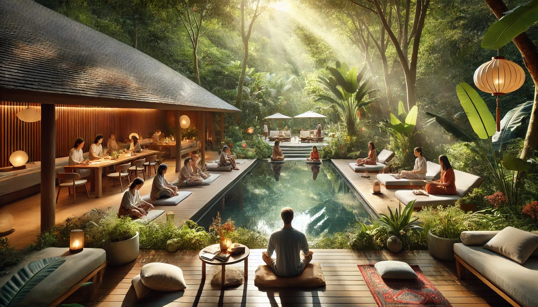wellness retreat center in Costa Rica showcasing their unique environments.