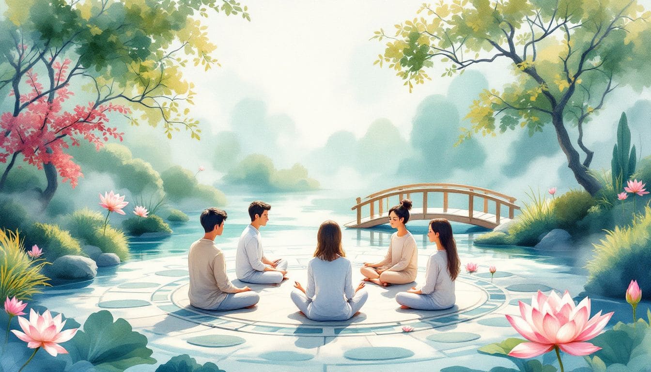 Joining a mindfulness group to enhance practice and mental well-being.