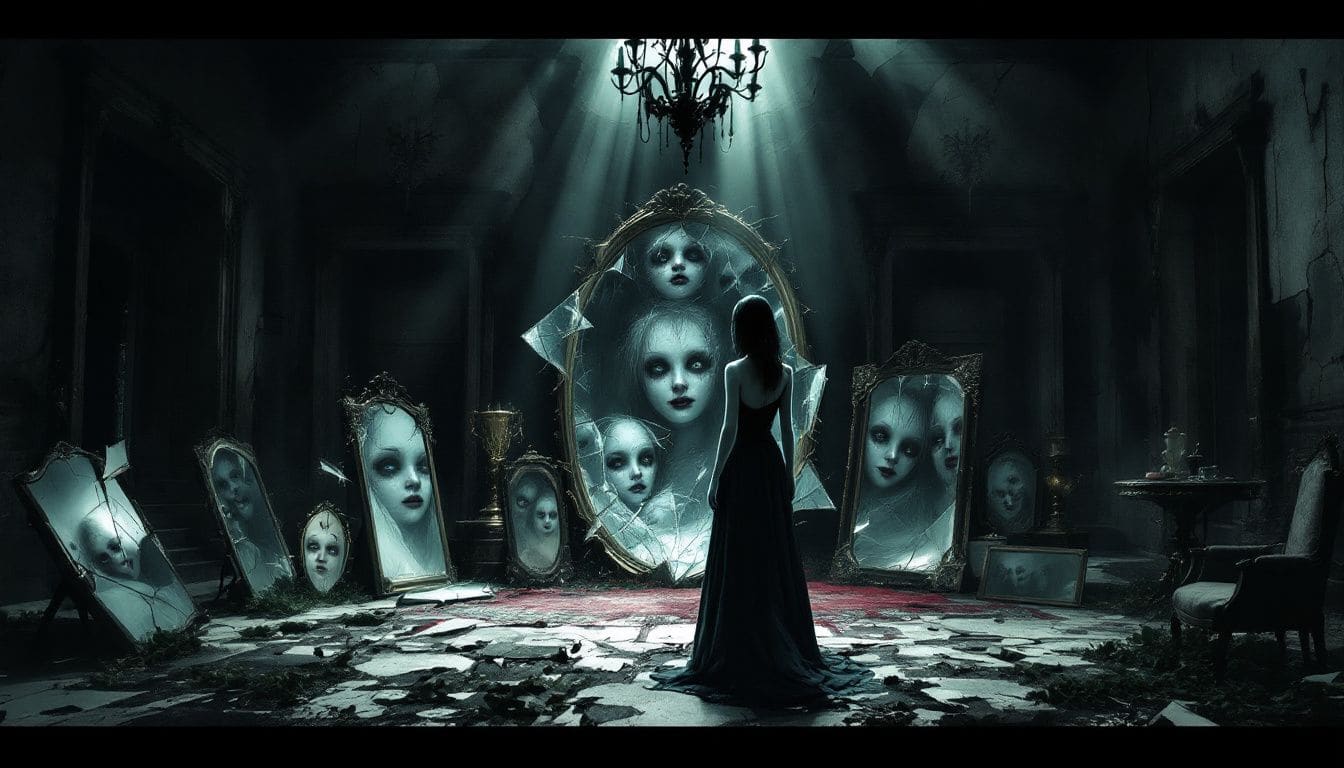 A conceptual image illustrating the causes of narcissistic traits.
