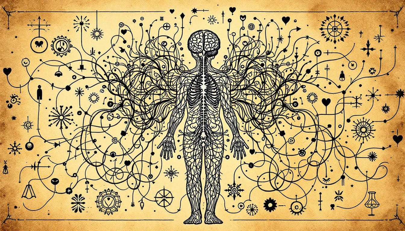 An illustration showing neuroception and safety cues.