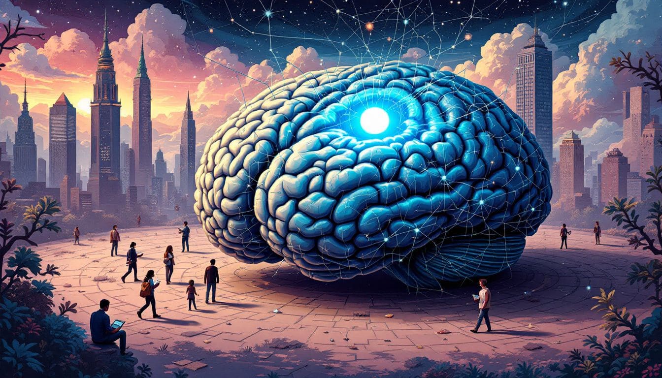 An illustration representing state dependent learning concepts.