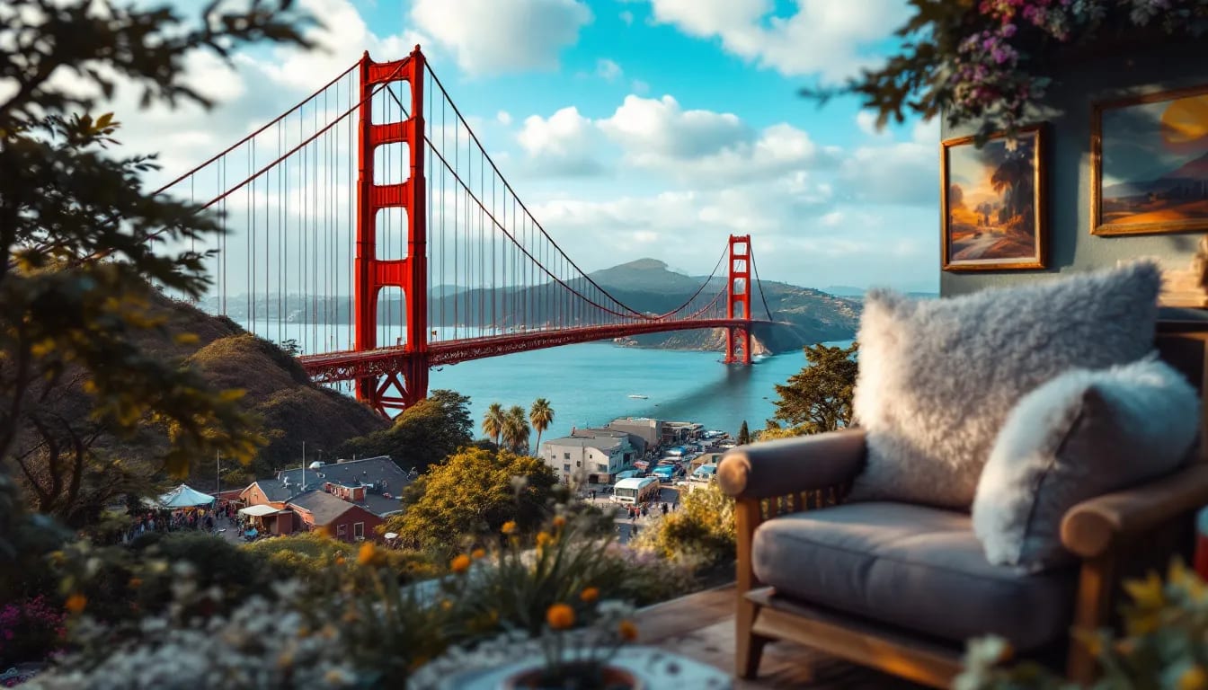 A view of San Francisco with a focus on mental health services.